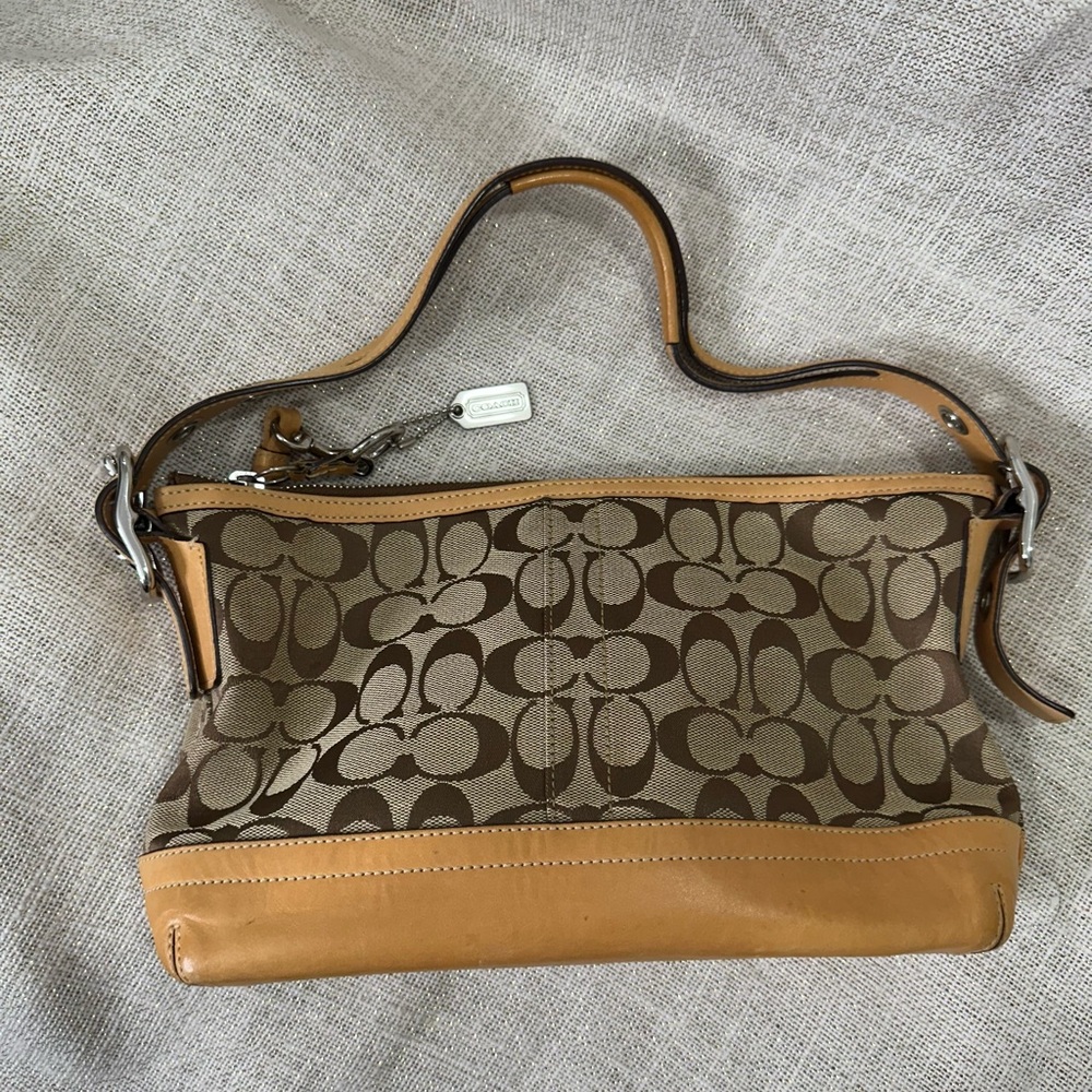 🍒SOLD🍒 Coach Signature East-West Duffle Shoulder Bag